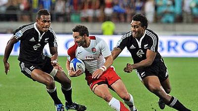 Ben Gollings, centre, will turn out for Christina Noble Children’s Foundation in the International Vets 10s event. The National