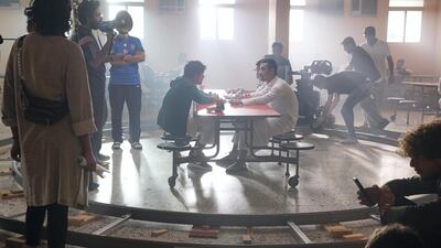 Behind the scenes on the Godus brothers' 'Book of the Sun'. Courtesy Sohayb Godus