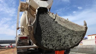 Domestic cement prices had fallen from 31 riyals (Dh295) per tonne in 2009 to 26 riyals per tonne now in Oman. Paulo Vecina / The National