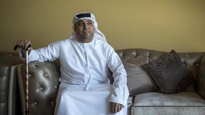 MS patient Mohamed Salem Al Matroushi. Vidhyaa for The National