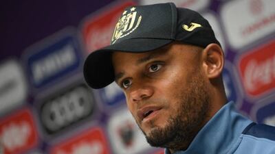 Vincent Kompany has been installed as new Burnley manager. AFP