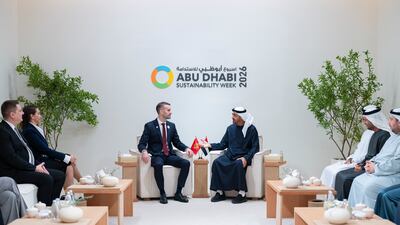 Sheikh Mohamed meets Montenegro's Prime Minister, Milojko Spajic