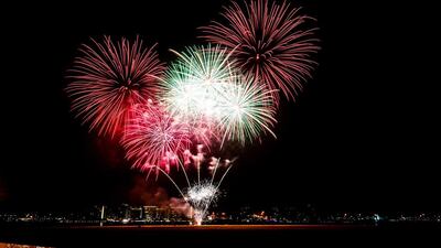Yas Island Joy of Eid Fireworks. Courtesy Yas Island