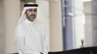 Khalid Almuhairi at the awards ceremony for the Ta'aloufi project run by the Al Jalila Foundation to educate parents about how to work with their special needs children. Antonie Robertson/The National