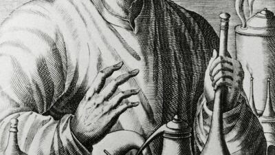 Ammonium chloride drew the attention of Abu Musa Jabir ibn Hayyan, a Muslim alchemist, because of its effect on metals. Getty Images