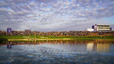 A general view during the morning fourball matches. Getty Images
