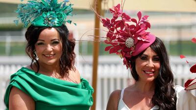 Hats are a major focal point at the race. AFP