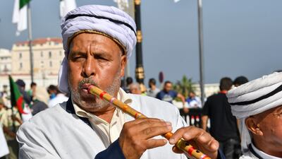 The celebrations also coincide with the holding of the 31st Arab Summit in Algiers.