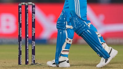 India's Virat Kohli celebrates his fifty. AP