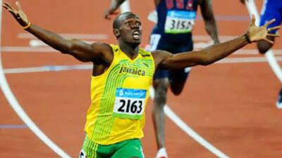 Jamaican Usain Bolt set a new world record time of 200m.