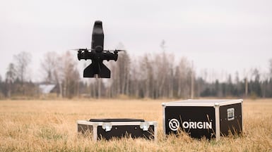 It is thought the Blaze interceptor system can deal with the barrage of Iranian drones hitting the Gulf region. Photo: Origin Robotics