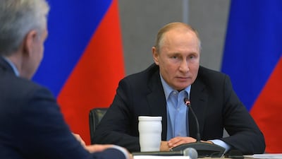 Both at home and abroad, Vladimir Putin faces a mounting lack of trust. EPA
