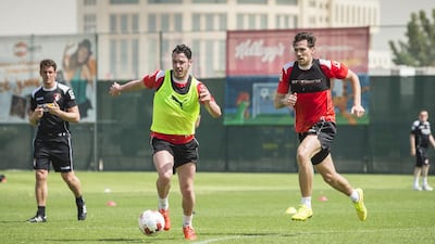 Bournemouth players go through their paces at Dubai Sports City. Photo courtesy: Dubai Sports City