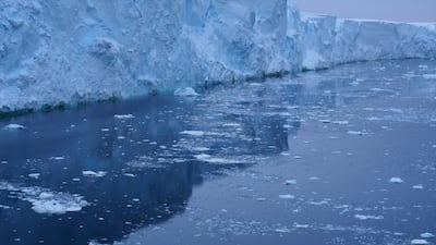 Thwaites Glacier is roughly the size of the island of Great Britain and more than 2km thick in places, PA