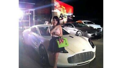 A photo posted on the internet in Beijing last week shows 'Guo Meimei Baby', who claims to be the general manager of Red Cross Commerce.