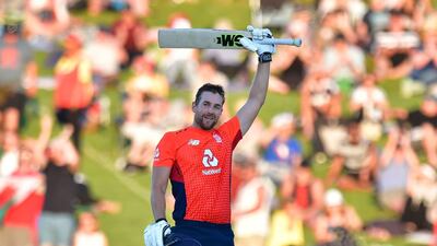 Dawid Malan celebrates his century. AFP