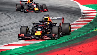 Red Bull's Dutch driver Max Verstappen on his way to winning the 2019 Austrian Grand Prix at the Red Bull Ring. AFP
