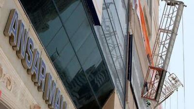 Four labourers were killed after a maintenance cradle collapsed outside the Ansar Mall, in Sharjah.