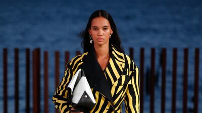 Proenza Schouler offered bright animal patterning for spring / summer 2022. Photo: Proenza Schouler