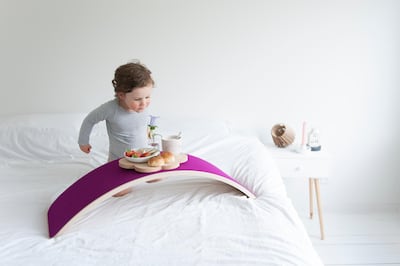 The multipurpose Wobbel board. Courtesy EcoSouk