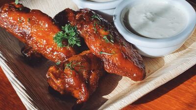 BBQ-smoked chicken wings from Butcher & Still at Taste of Abu Dhabi 2019