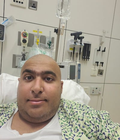 Omar Al Ahmadi endured a tough battle with testicular cancer but knows the consequences could have been worse. Victor Besa / The National