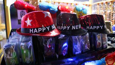 Abu Dhabi's New Year's Eve Village. Victor Besa for The National