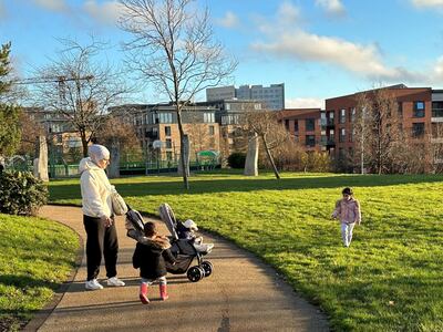 Mohamad Aboufoul's family in Birmingham. Photo: Mohamad Aboufoul