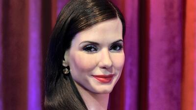 GOOD: The wax figure of US actress Sandra Bullock during an its unveiling at Madame Tussauds in New York's Times Square July 23, 2014. AFP