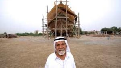 Mohammed Bu Haji has been building dhows for more than 50 years in Ras al Khaimah.