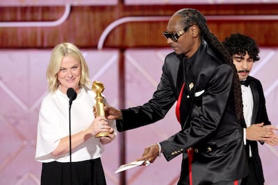 The first Best Podcast Award at the 2026 Golden Globes goes to Good Hang With Amy Poehler. Getty