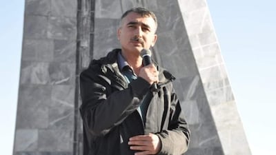 Turkey said Hussein Shibli was the co-chairman of the Syrian autonomous administration central executive council of the PKK. Photo via Anadolu Agency