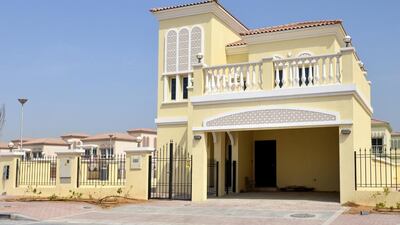 A two-bedroom villa in Jumeirah Village Triangle, Dubai has hit the market. Courtesy Better Homes