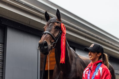 Sheikha Latifa has been competing at the highest level for more than two decades. Photo: Emirates Jumping