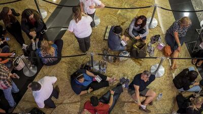 The concert had sold about 10,000 of 30,000 tickets at stores just before 10am. Antonie Robertson / The National