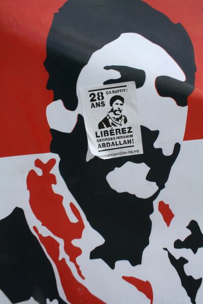 A campaign to release Georges Ibrahim Abdallah has run for most of the 40 years he has been in jail. AFP