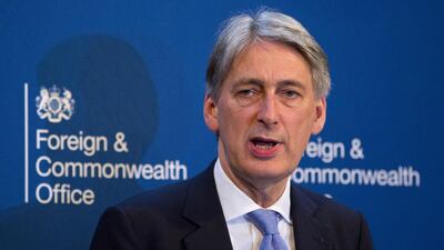 British Foreign Minister Philip Hammond's recent comments about Russia underline that the West is in the midst of a new arms race. Justin Tallis / AP