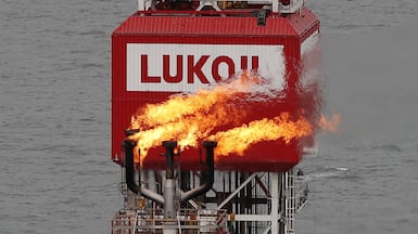 Lukoil has been weighed down by Western sanctions that may have affected Iraqi output. Reuters