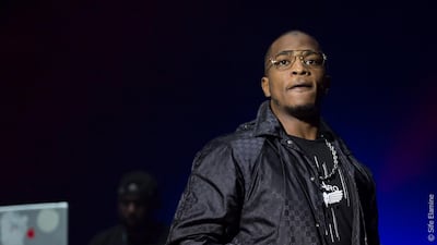 Rapper Niska performs at Mawazine Festival in Rabat, Morocco. Picture by Sife ElAmine