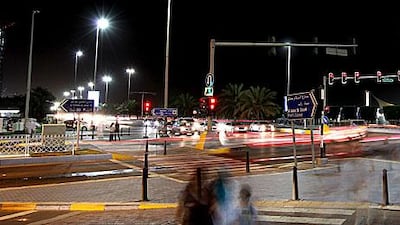 Has traffic flow across Abu Dhabi improved?