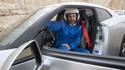 Mohammed bin Sulayem drove the Nissan GT-R to the top of Jebel Hafeet in a record time.