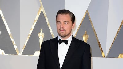 Leonardo DiCaprio, in Armani, arrives for the 88th annual Academy Awards at the Dolby Theatre in Hollywood, California, on February 28, 2016. EPA