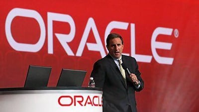 Mark Hurd, the global president of Oracle, says his company has taken a very aggressive approach to the cloud computing. Justin Sullivan / Getty Images / AFP