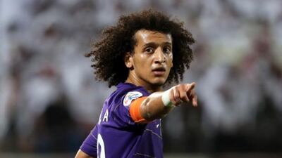 Omar Abdulrahman scored twice in Al Ain's 3-1 extra-time win over Al Ahli in the President's Cup last-16 stage. Karim Jaafar / AFP