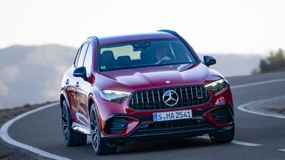 Driving the 2024 Mercedes-AMG GLC 63 S E Performance Press in Barcelona. All photos: Mercedes-AMG