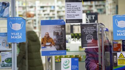 No lateral flow tests are available at this pharmacy in Chertsey, Surrey. PA