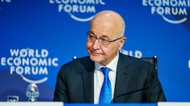 Barham Salih, a former president of Iraq, took up his post as UN refugee chief this month. Photo: World Economic Forum