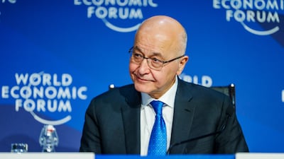 Barham Salih, a former president of Iraq, took up his post as UN refugee chief this month. Photo: World Economic Forum
