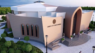 Construction has begun on a church in Abu Dhabi for the Anglican community