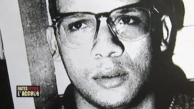 A photo of Abdelhakim Dekhar taken in 1994 during his jailing over the Rey-Maupin shooting. Faites Enter L’Accuse/ Juin Media via AFP
